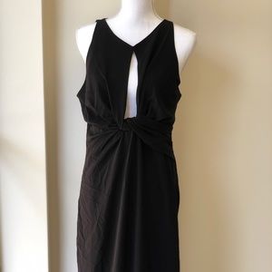 NEW halston heritage black long dress